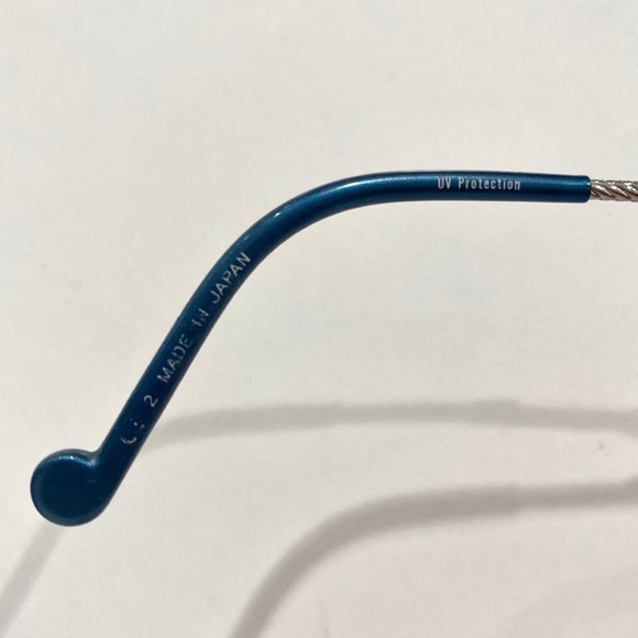 Authentic Jean Paul Gaultier Blue Lens Sunglasses 56-0003 with case - Picture 7 of 10